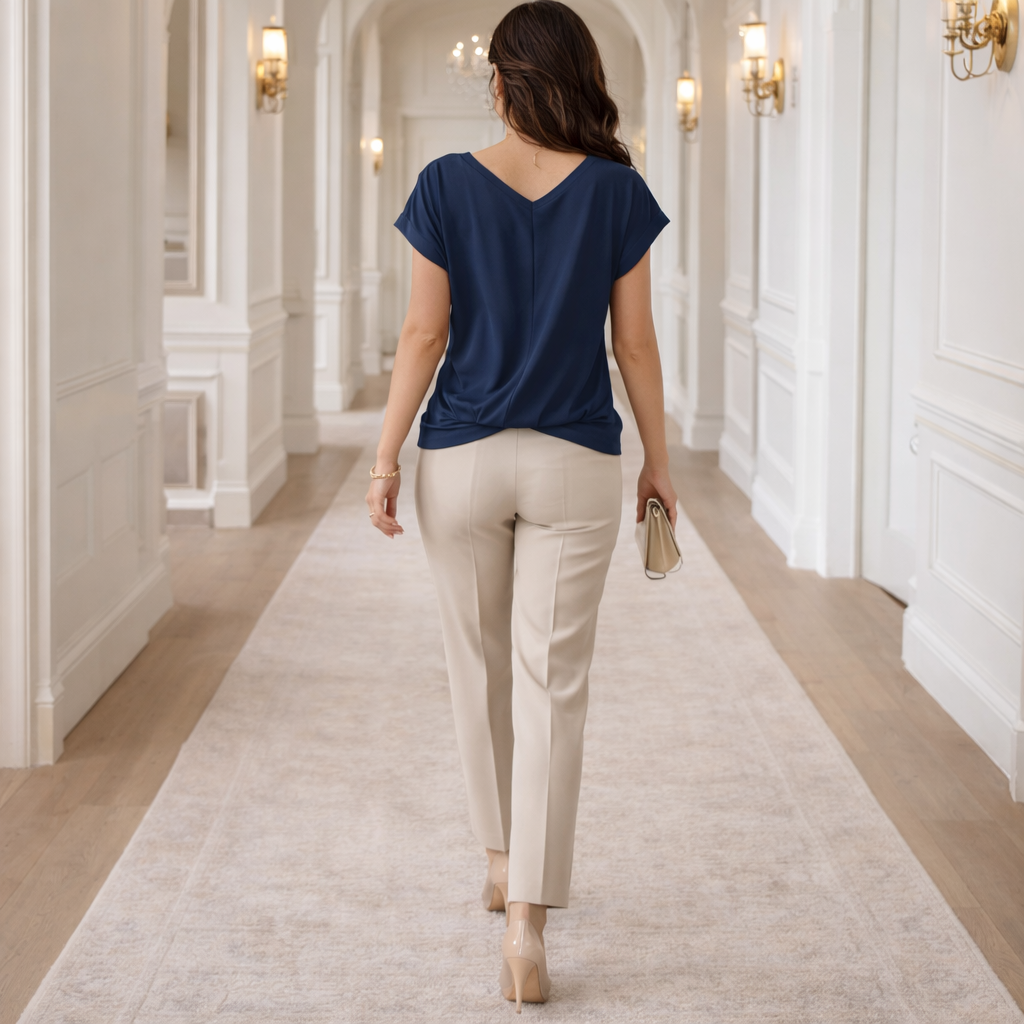 Miriam™ - Lässiges Oberteil mit V-Ausschnitt für Damen