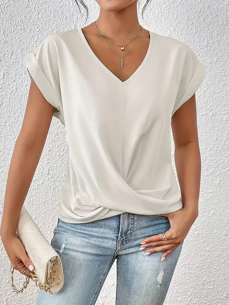 Miriam™ - Lässiges Oberteil mit V-Ausschnitt für Damen